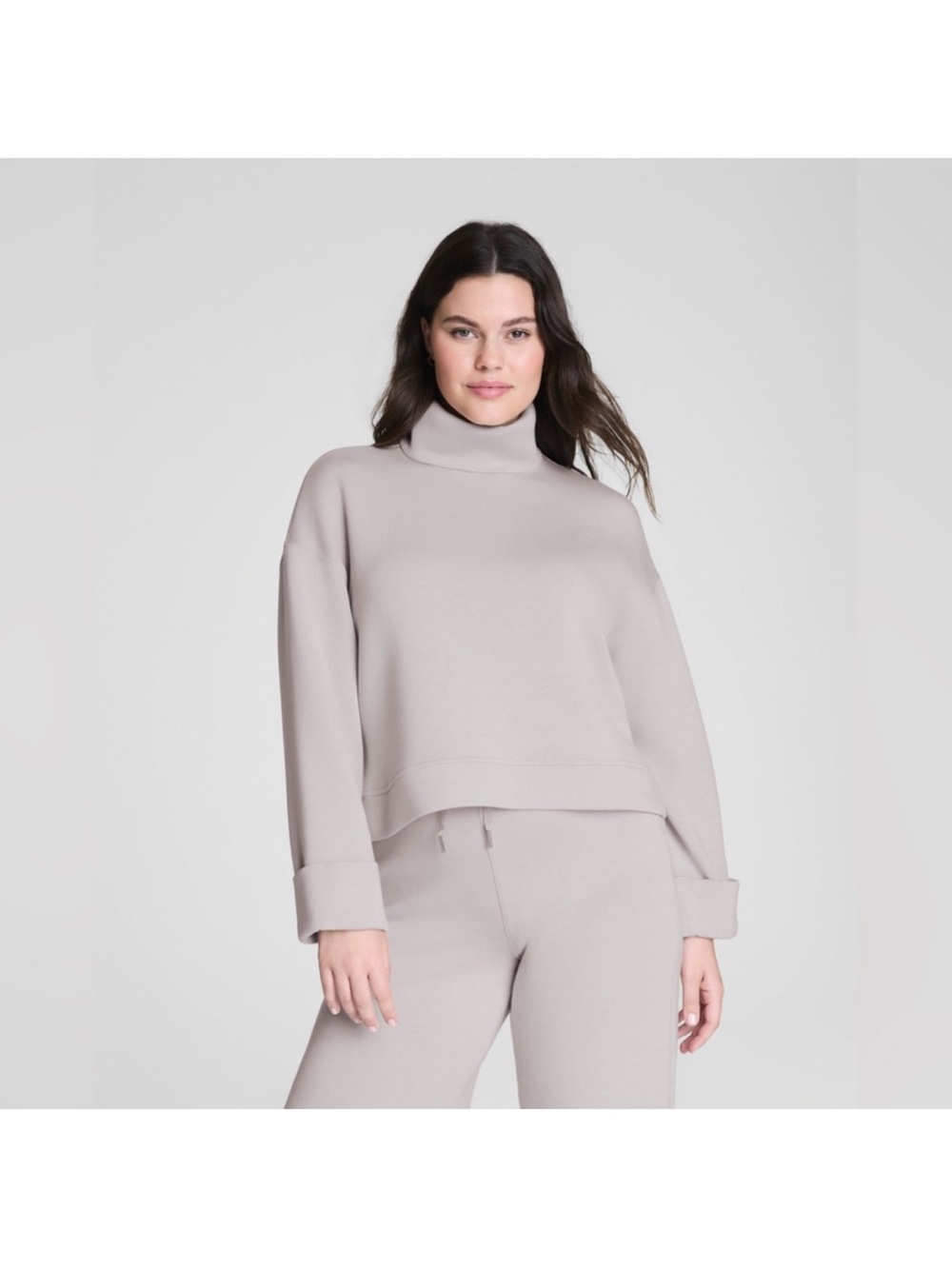 SPANX AirEssentials Turtleneck French Grey